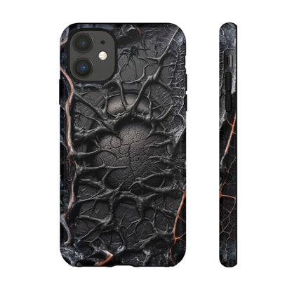 Black Veins Tough Phone Case – Lovecraftian Horror Design for iPhone, Samsung Galaxy, and Google Pixel Devices