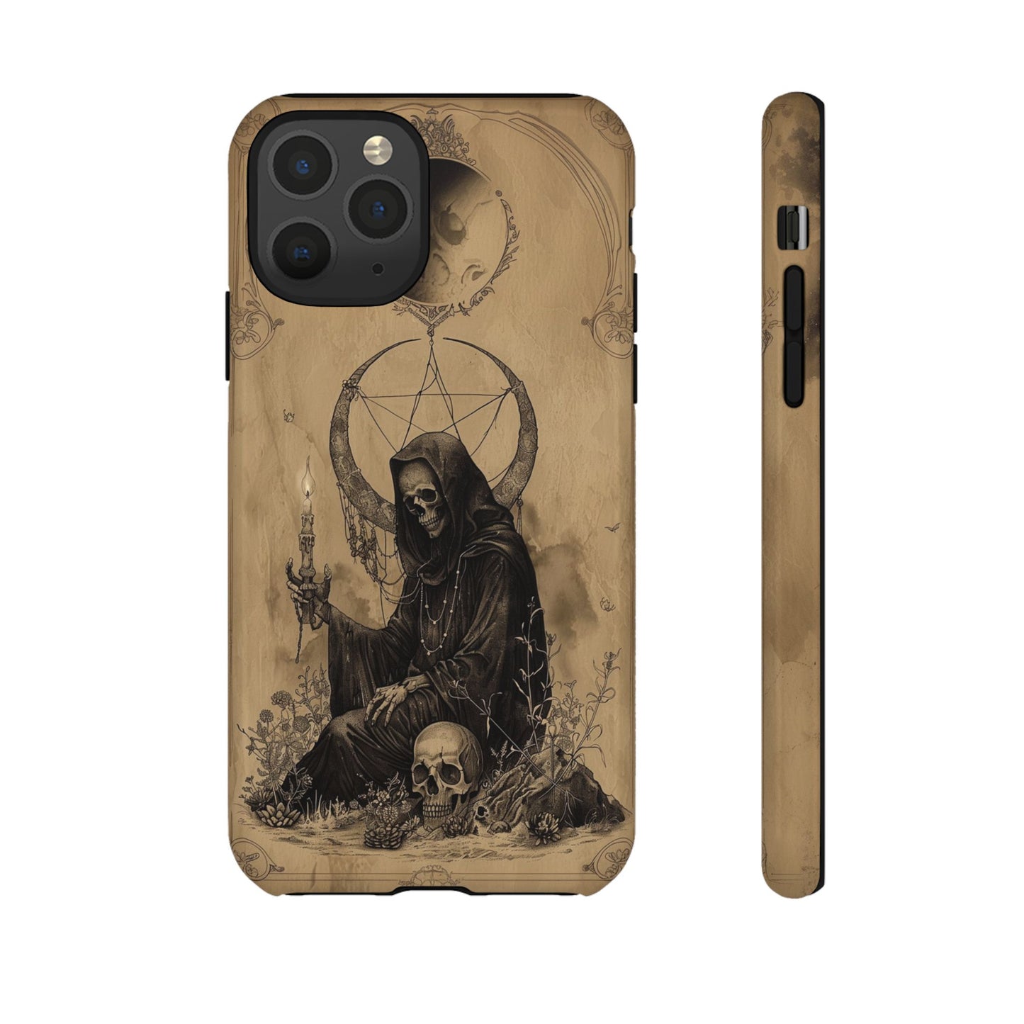 Gothic Reaper Phone Case - Dark Aesthetic Art for iPhone, Samsung, Google Pixel