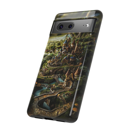 Fairy Kingdom Phone Case - Enchanted Castle Artwork for iPhone, Samsung Galaxy, and Google Pixel Devices