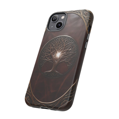 Tree of Life Tough Phone Case – Fantasy Art Design for iPhone, Samsung Galaxy, and Google Pixel Devices