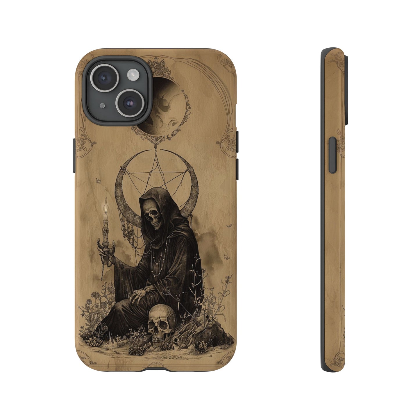 Gothic Reaper Phone Case - Dark Aesthetic Art for iPhone, Samsung, Google Pixel