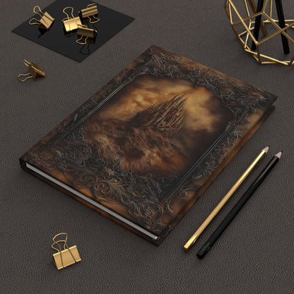 Golden Fortress Hardcover Notebook