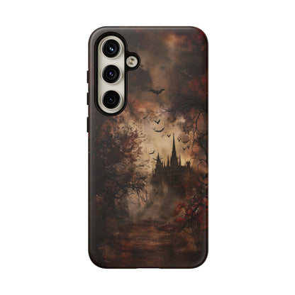 Gothic Castle Phone Case - Spooky Halloween Design for iPhone, Samsung Galaxy, Google Pixel Devices