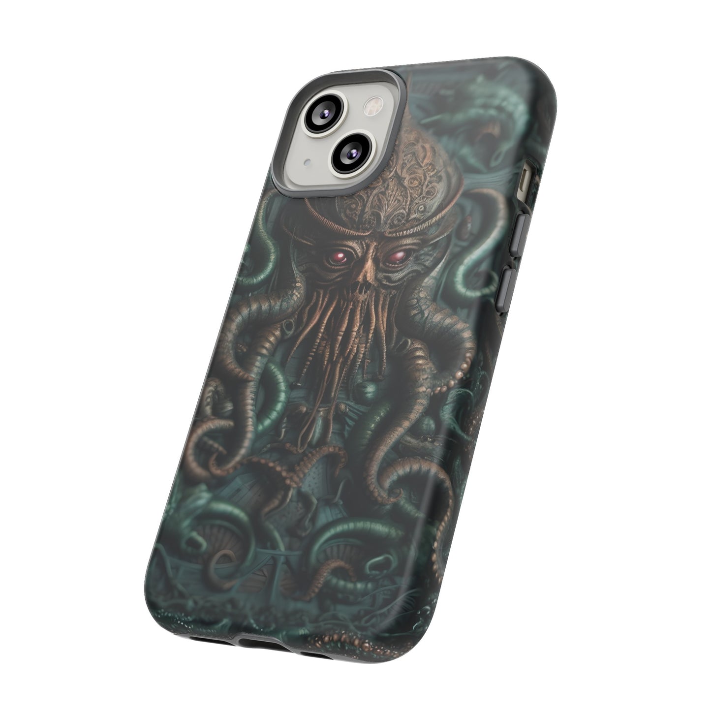 Nameless Dread Tough Phone Case – Lovecraftian Tentacle Horror Design for iPhone, Samsung Galaxy, and Google Pixel Devices