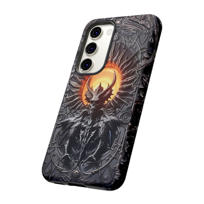 Skeletal Demonic King Phone Case – Ornate Gothic Design for iPhone, Samsung Galaxy, and Google Pixel Devices