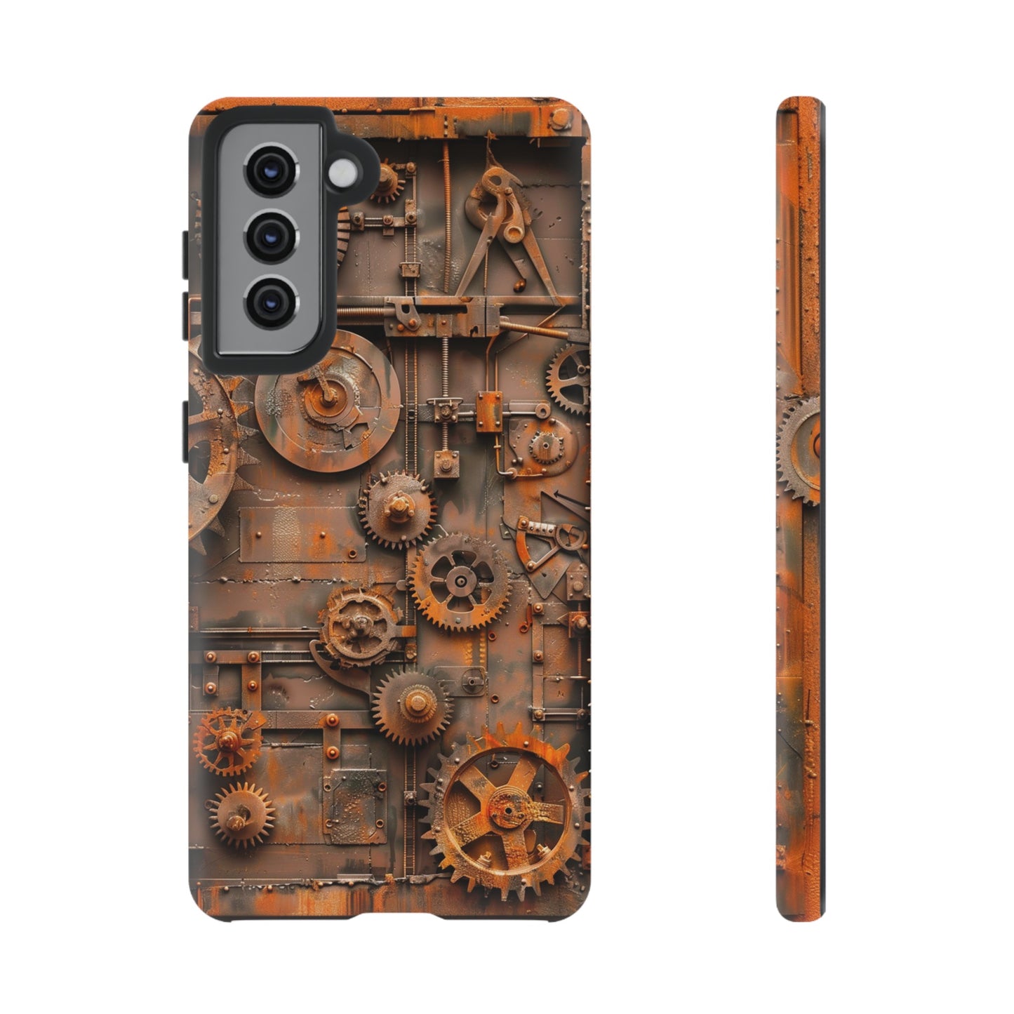 Rusted Steampunk Gearworks Phone Case for iPhone, Samsung Galaxy, and Google Pixel Devices