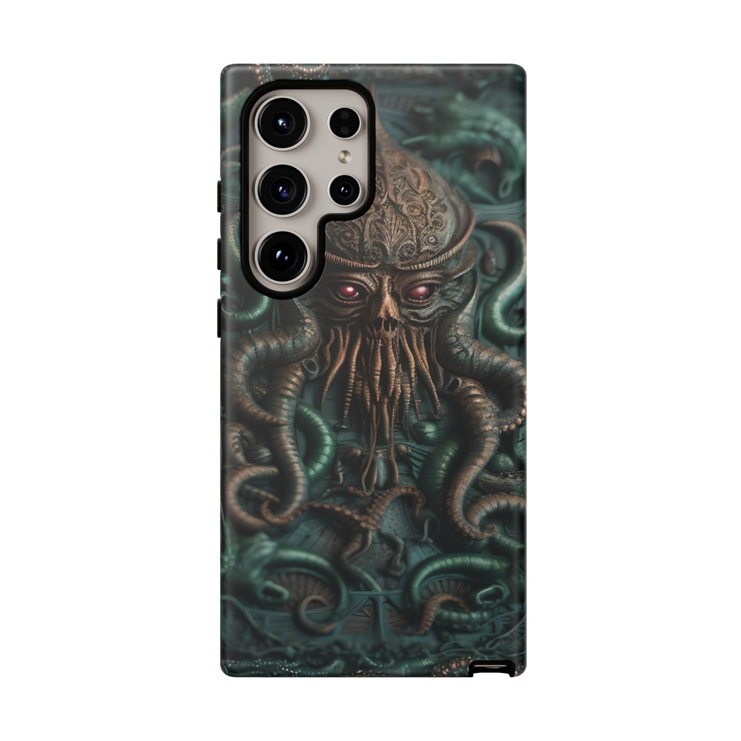 Nameless Dread Tough Phone Case – Lovecraftian Tentacle Horror Design for iPhone, Samsung Galaxy, and Google Pixel Devices