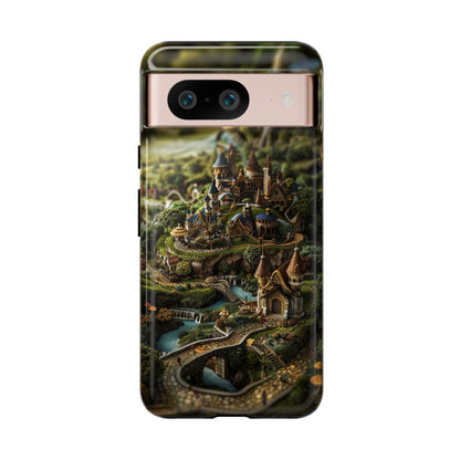 Fairy Kingdom Phone Case - Enchanted Castle Artwork for iPhone, Samsung Galaxy, and Google Pixel Devices