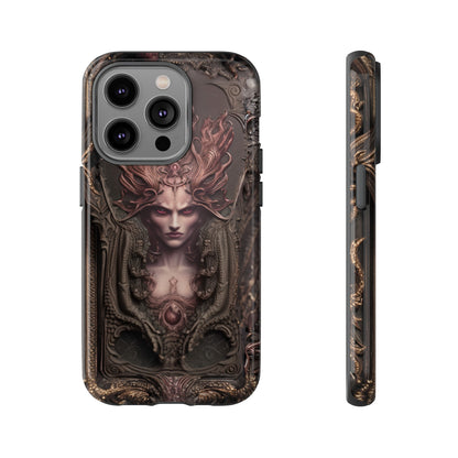 Dark Lilith Phone Case – Horned Hell Horror Design for iPhone, Samsung Galaxy, and Google Pixel Devices