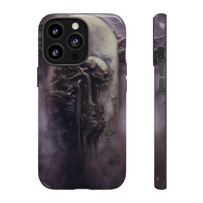 Dark Android Dream Phone Case – Futuristic Alien Horror Design for iPhone, Samsung Galaxy, and Google Pixel Devices