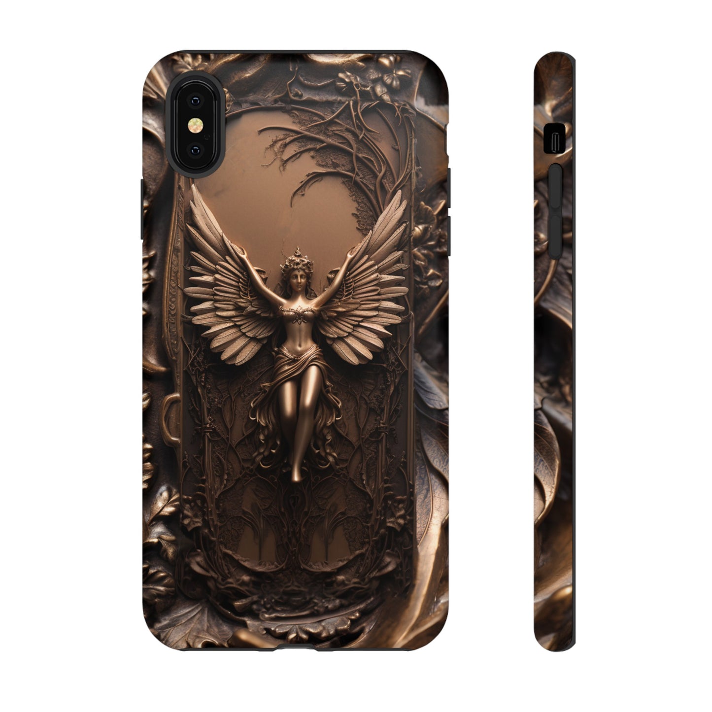 The Bronze Fairy Phone Case – Fantasy Faery Design for iPhone, Samsung Galaxy, and Google Pixel Devices