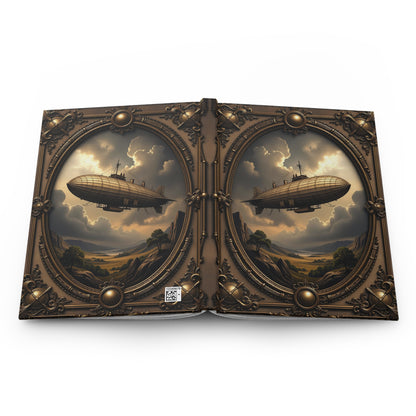 Steampunk Airship Journal - Vintage-Inspired Writing Notebook