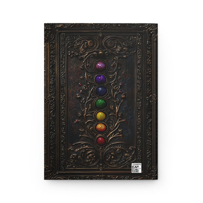 Chakra Stones Hardcover Notebook - Mystical Journal for Spiritual Writing