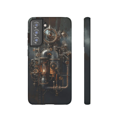 Steampunk Machine #2 Phone Case - Intricate Industrial Design for iPhone, Samsung Galaxy, Google Pixel Devices, Victorian Design Gears