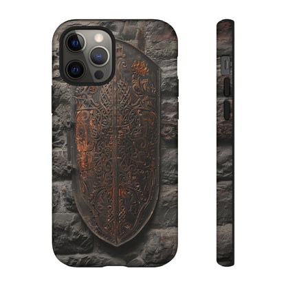 Medieval Shield Phone Case - Ornate Ancient Armor Design for iPhone and Samsung Galaxy Devices