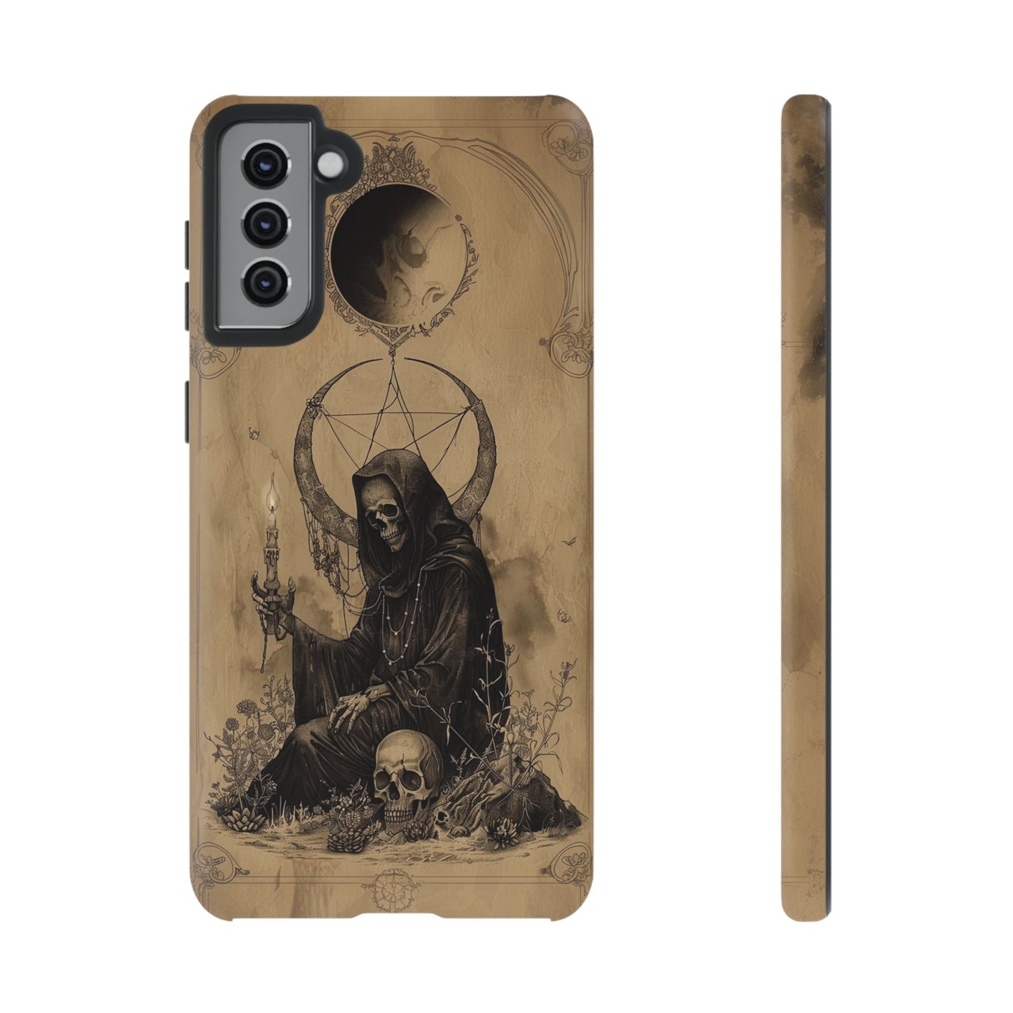 Gothic Reaper Phone Case - Dark Aesthetic Art for iPhone, Samsung, Google Pixel