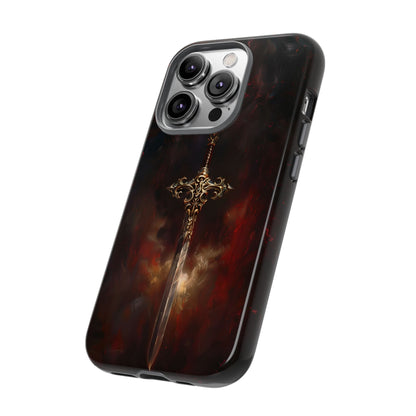 Epic Sword of Legends Phone Case - Dark Fantasy Art for iPhone, Samsung Galaxy, and Google Pixel Devices