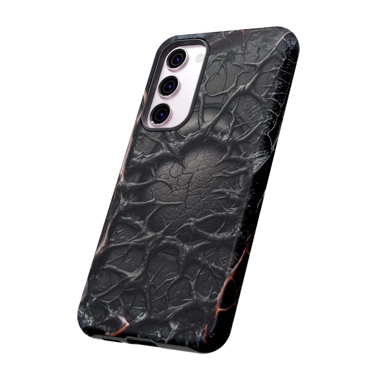 Black Veins Tough Phone Case – Lovecraftian Horror Design for iPhone, Samsung Galaxy, and Google Pixel Devices