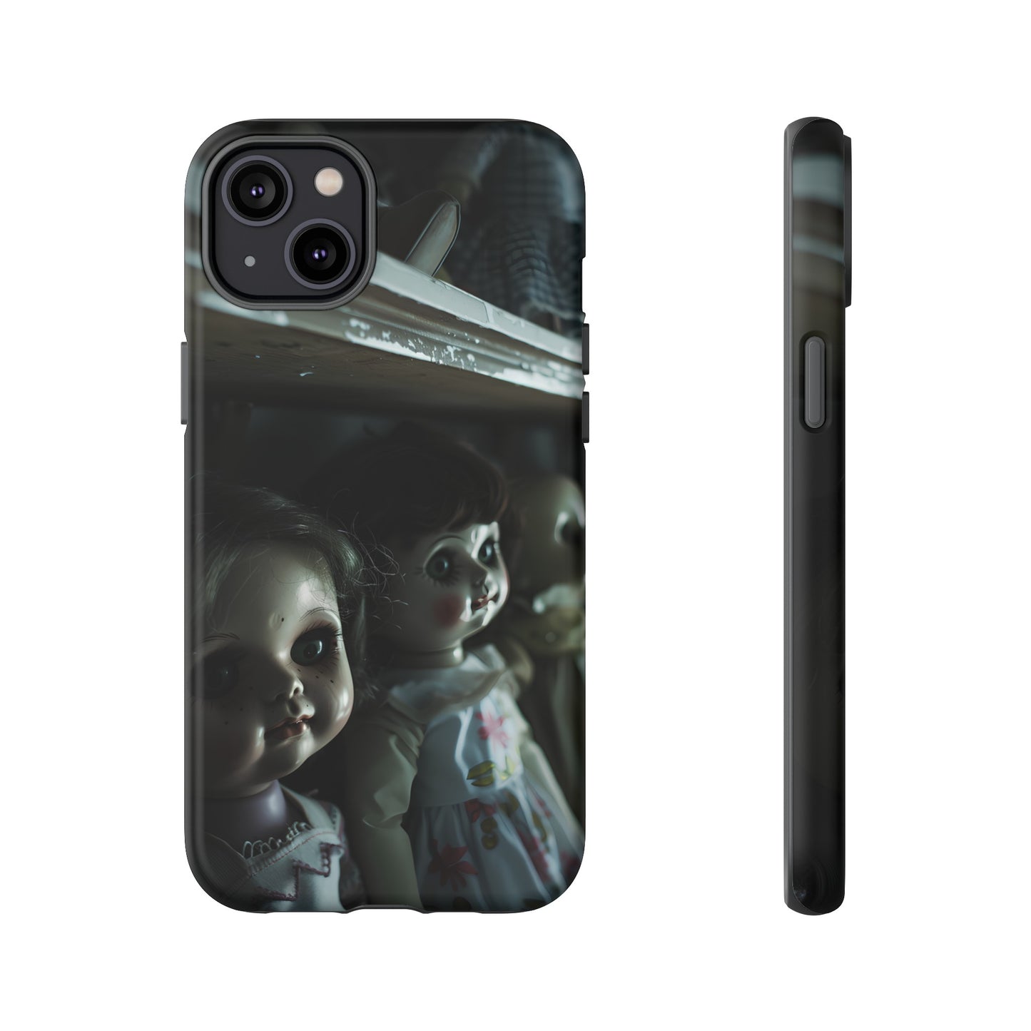 Creepy Dolls Phone Case – Eerie Vintage Doll Design for iPhone, Samsung Galaxy, and Google Pixel Devices