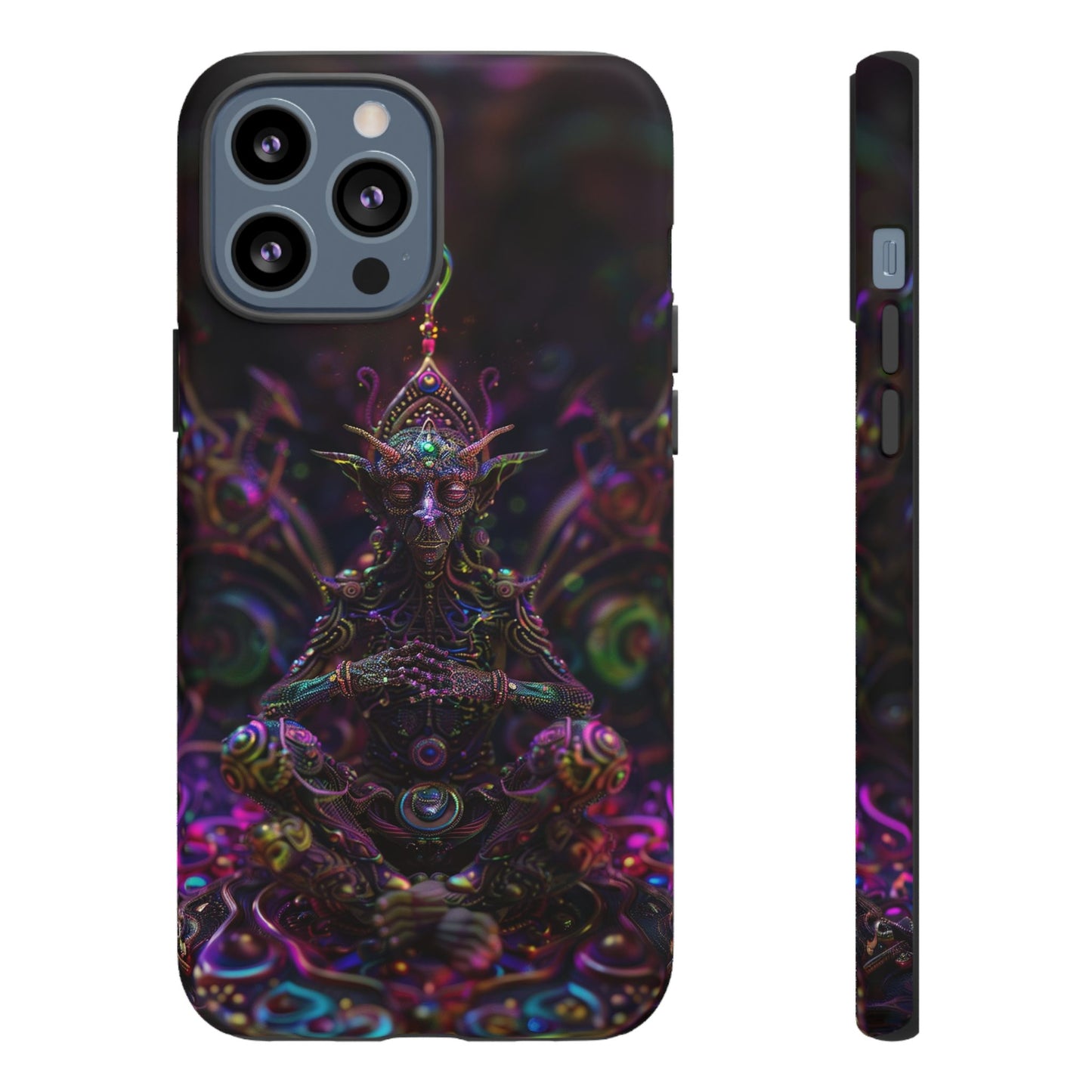 Mystical Machine Elf Phone Case - Psychedelic Vibes for iPhone, Samsung, Google Pixel