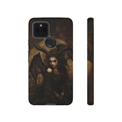 Demon Lilith Gothic Phone Case for iPhone, Samsung Galaxy, Google Pixel - Dark Fantasy Art