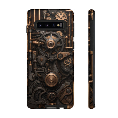 Steampunk Machine Phone Case – Victorian Gears Design for iPhone, Samsung Galaxy, and Google Pixel Devices