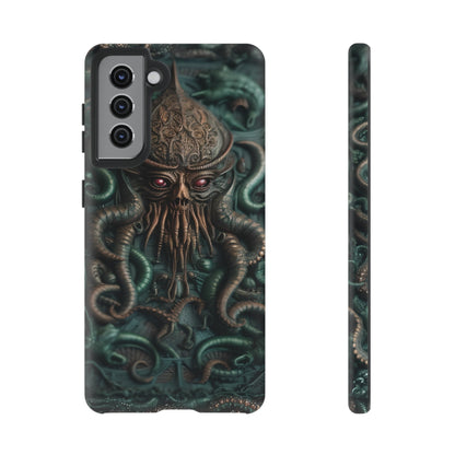 Nameless Dread Tough Phone Case – Lovecraftian Tentacle Horror Design for iPhone, Samsung Galaxy, and Google Pixel Devices