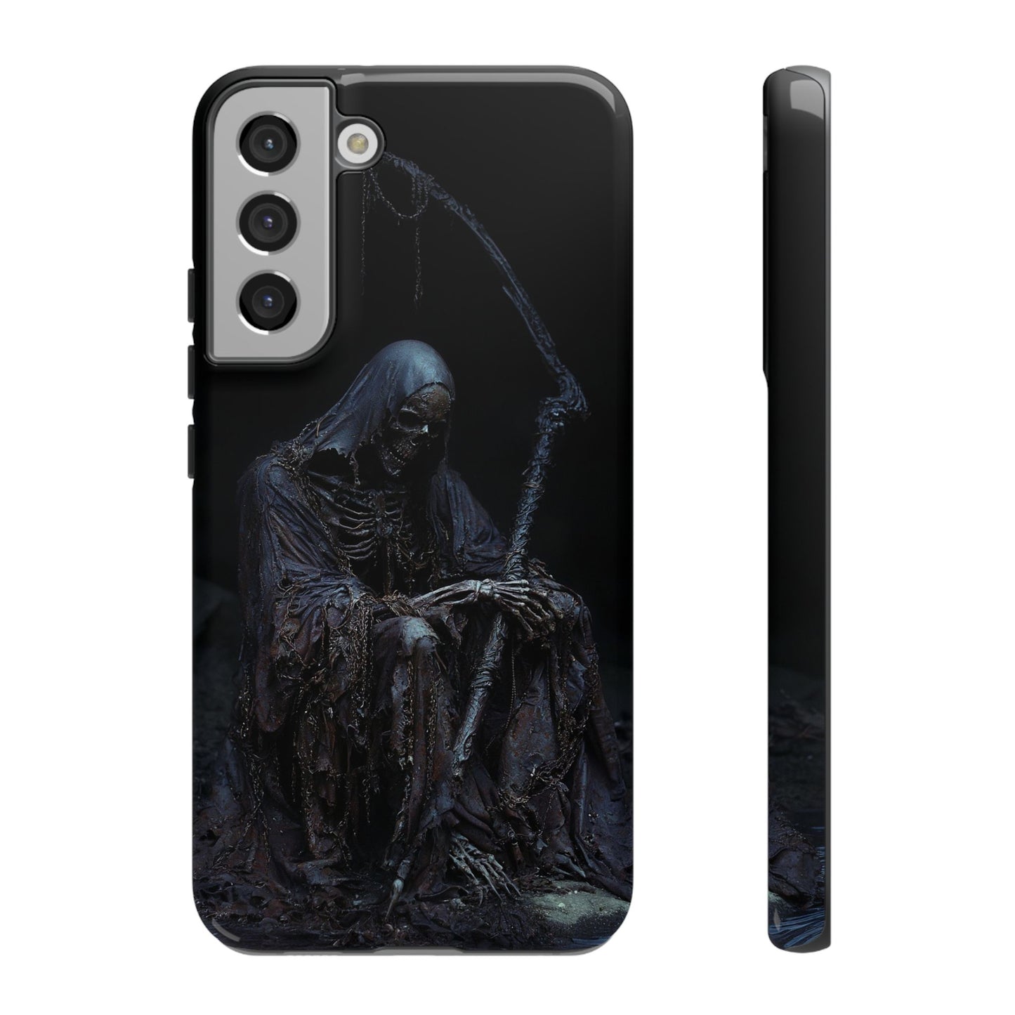 Dark Reaper Phone Case - Gothic Grim Reaper Art for iPhone, Samsung Galaxy, and Google Pixel Devices