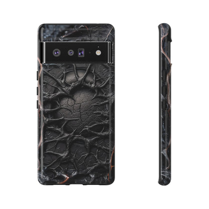 Black Veins Tough Phone Case – Lovecraftian Horror Design for iPhone, Samsung Galaxy, and Google Pixel Devices