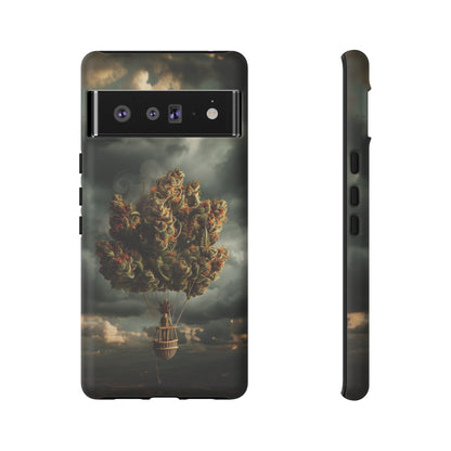 Cannabis Balloon Adventure Phone Case - For iPhone, Samsung Galaxy, and Google Pixel Devices