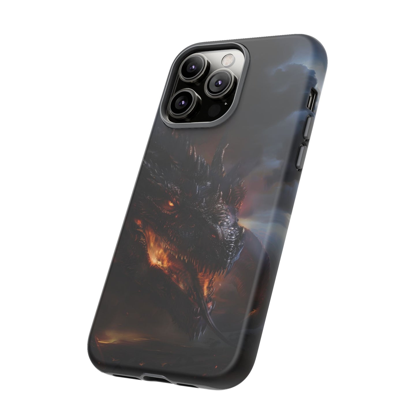 Fiery Dragon Phone Case - Epic Fantasy Art for iPhone, Samsung Galaxy, and Google Pixel Devices