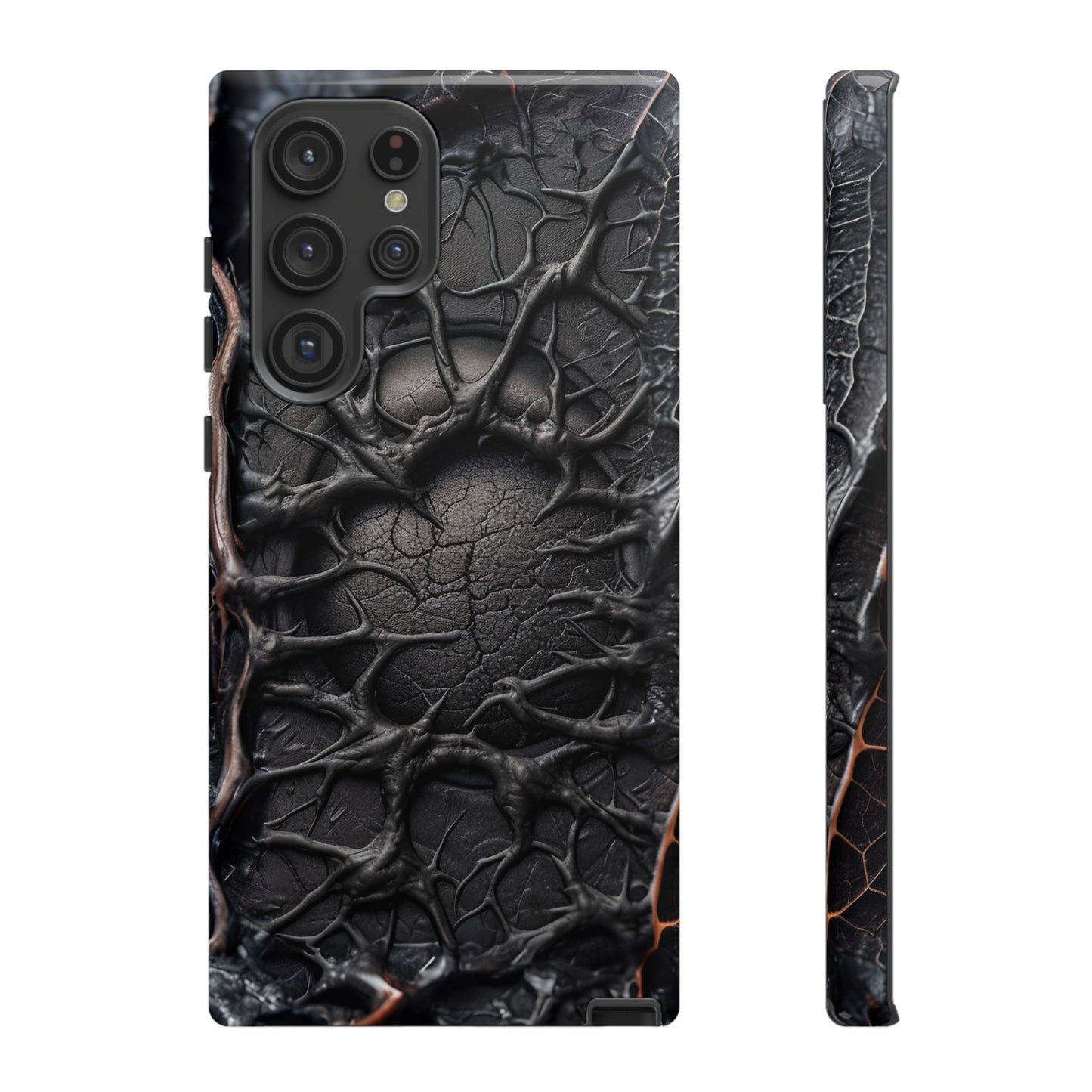 Black Veins Tough Phone Case – Lovecraftian Horror Design for iPhone, Samsung Galaxy, and Google Pixel Devices