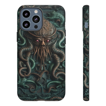 Nameless Dread Tough Phone Case – Lovecraftian Tentacle Horror Design for iPhone, Samsung Galaxy, and Google Pixel Devices