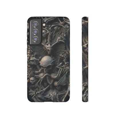 Those Who Dwell Below #1 Phone Case – Intricate Gothic Skeleton Design for iPhone, Samsung Galaxy, Google Pixel Devices