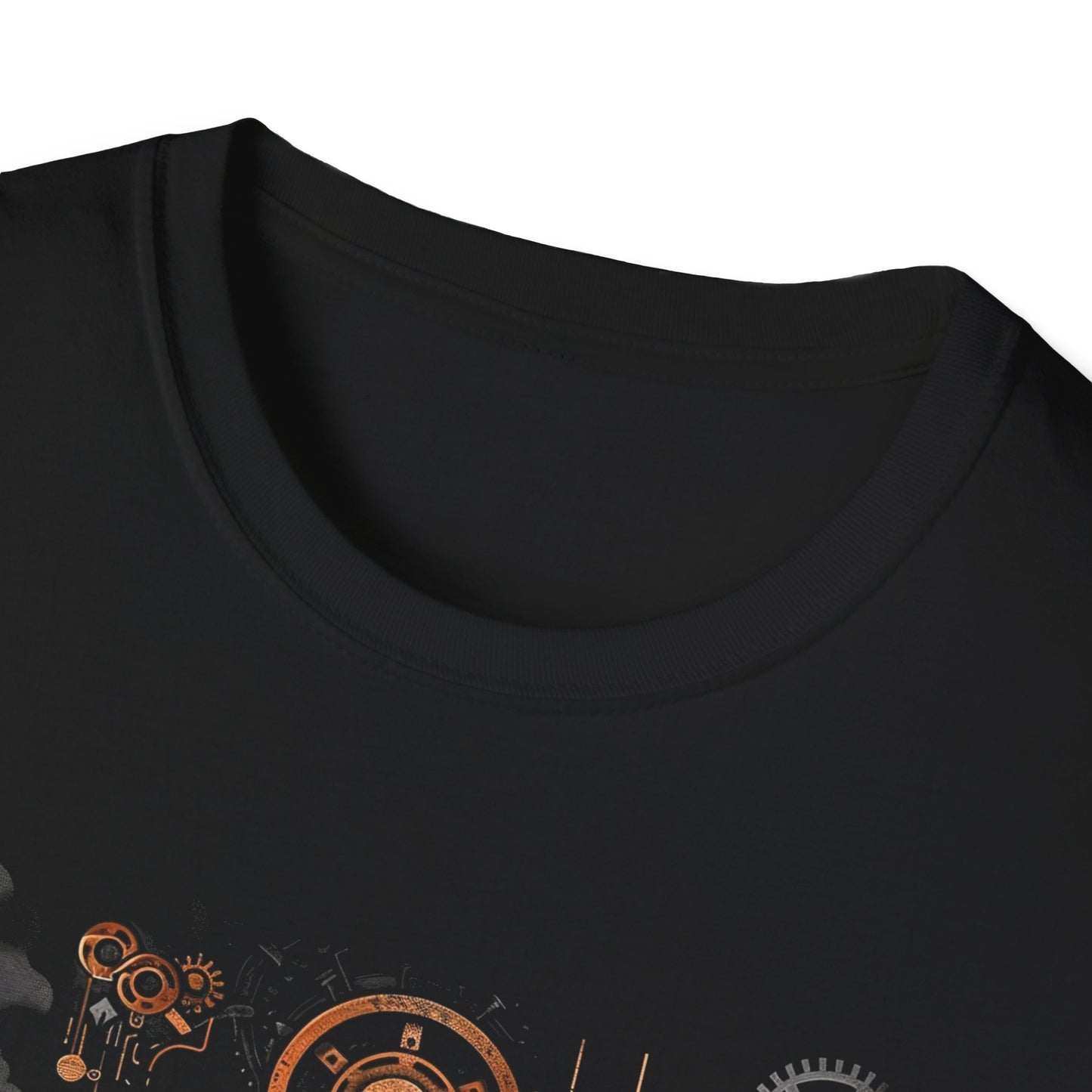 Steampunk Gearworks T-Shirt – Intricate Industrial Machinery Design for Steampunk Enthusiasts