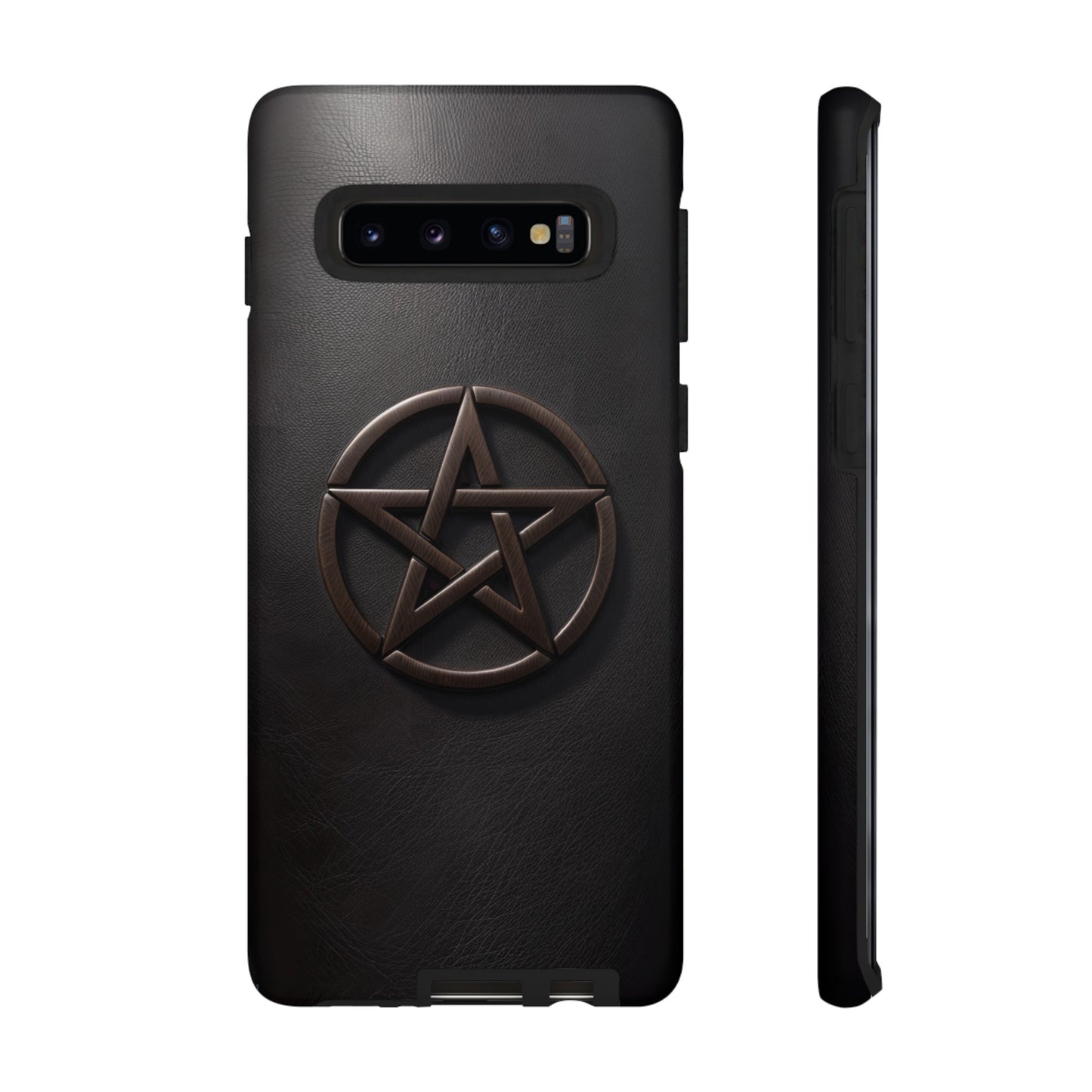 Simple Pentacle Tough Phone Case – Witchcraft Pentagram Design for iPhone, Samsung Galaxy, and Google Pixel Devices