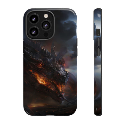 Fiery Dragon Phone Case - Epic Fantasy Art for iPhone, Samsung Galaxy, and Google Pixel Devices