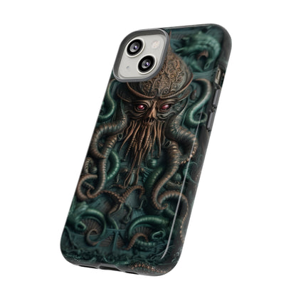 Nameless Dread Tough Phone Case – Lovecraftian Tentacle Horror Design for iPhone, Samsung Galaxy, and Google Pixel Devices