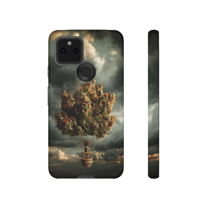 Cannabis Balloon Adventure Phone Case - For iPhone, Samsung Galaxy, and Google Pixel Devices