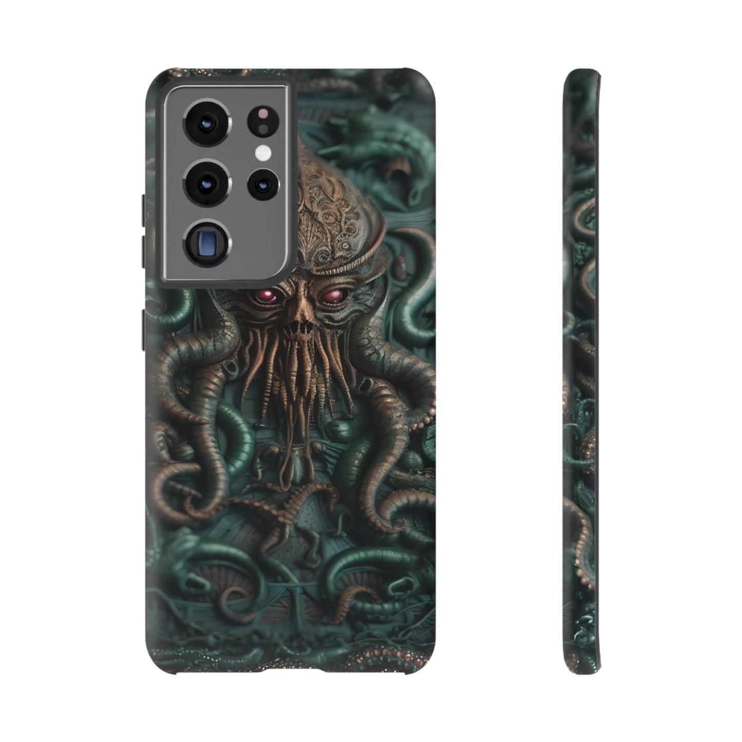 Nameless Dread Tough Phone Case – Lovecraftian Tentacle Horror Design for iPhone, Samsung Galaxy, and Google Pixel Devices