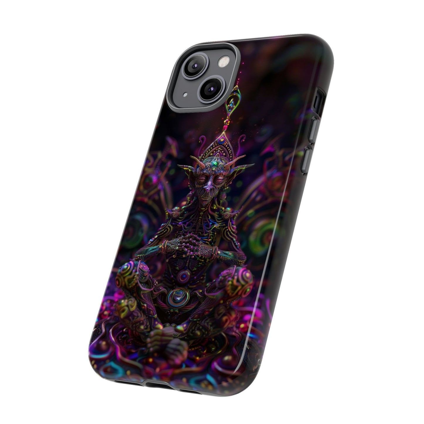 Mystical Machine Elf Phone Case - Psychedelic Vibes for iPhone, Samsung, Google Pixel