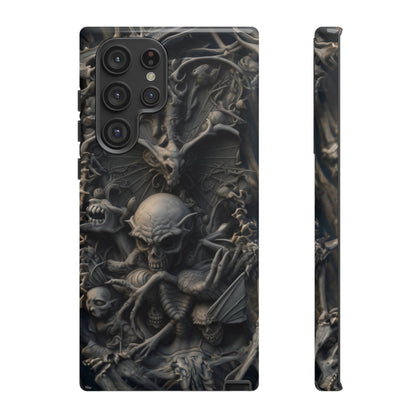 Those Who Dwell Below #1 Phone Case – Intricate Gothic Skeleton Design for iPhone, Samsung Galaxy, Google Pixel Devices