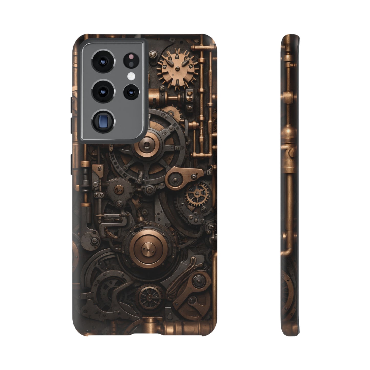 Steampunk Machine Phone Case – Victorian Gears Design for iPhone, Samsung Galaxy, and Google Pixel Devices