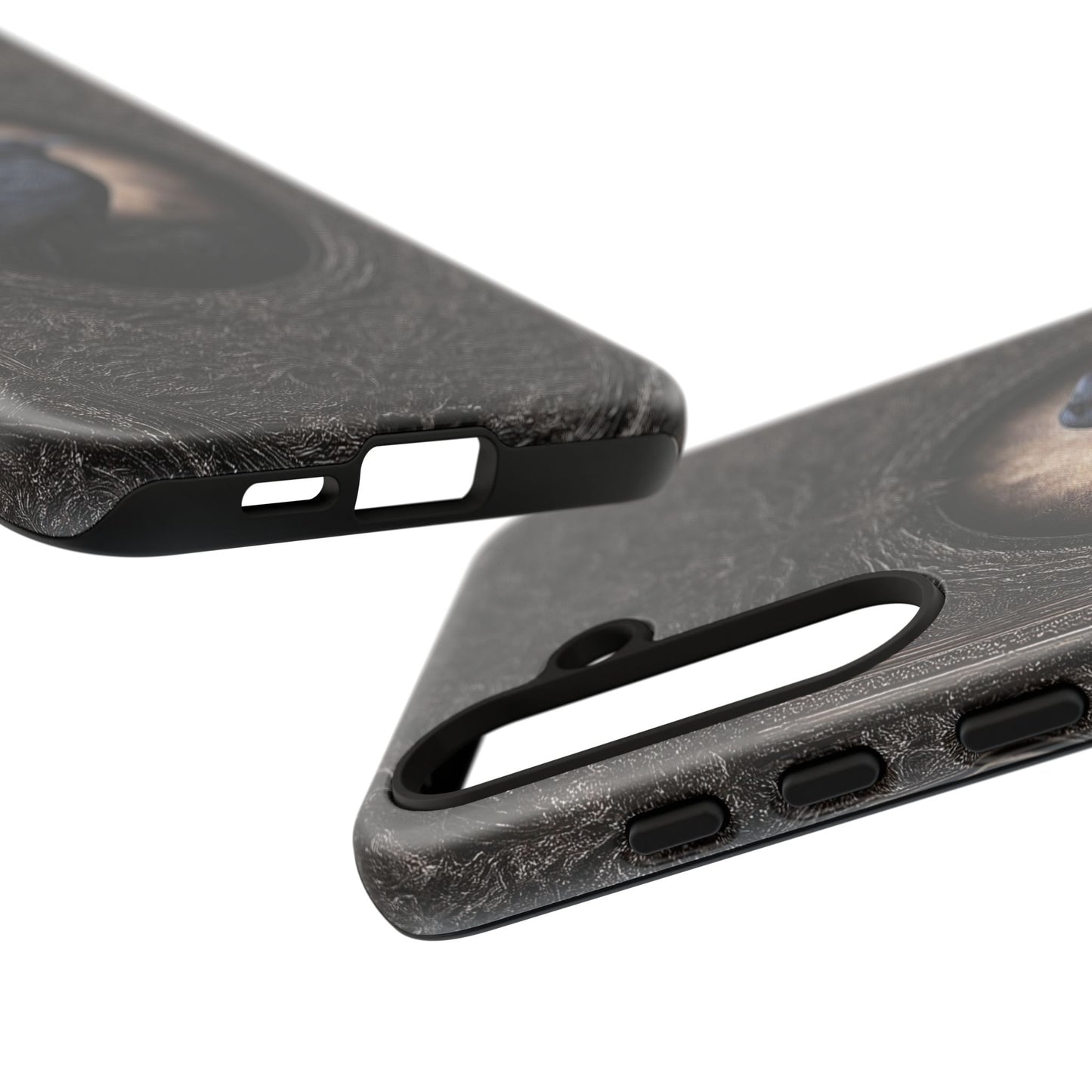 Gothic Raven Phone Case - Mysterious Dark Bird Design
