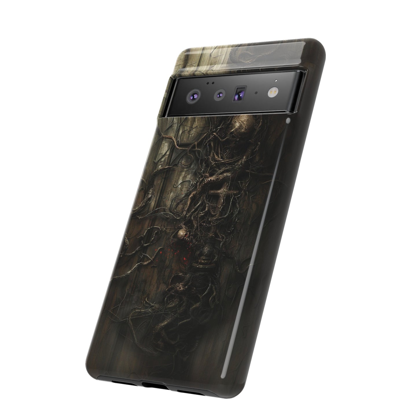 Creeping Dread Phone Case - Giger-Inspired Art for iPhone, Samsung Galaxy, and Google Pixel Devices