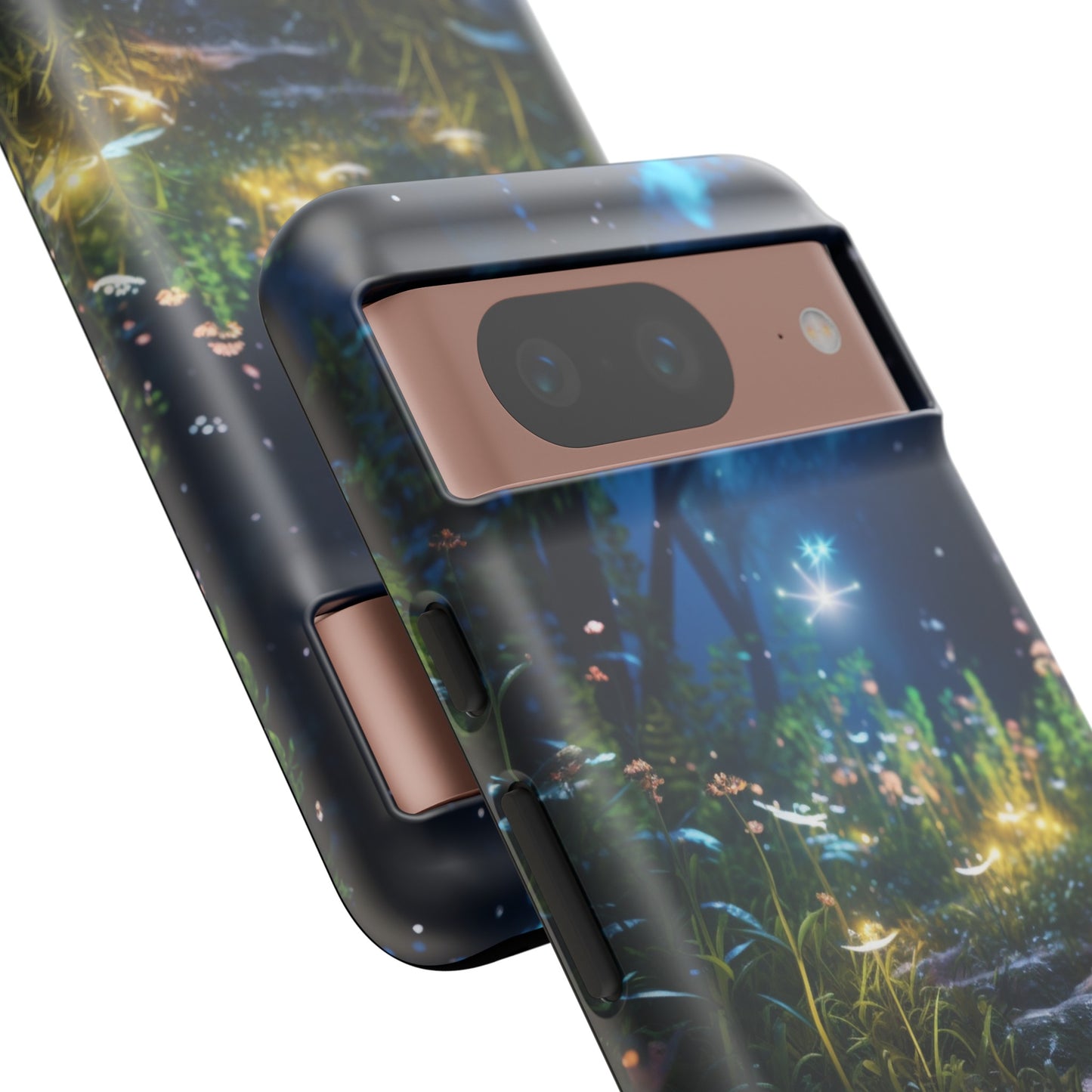 Fireflies in the Forest Tough Phone Case – Enchanting Summer Night Design for iPhone, Samsung Galaxy, and Google Pixel Devices