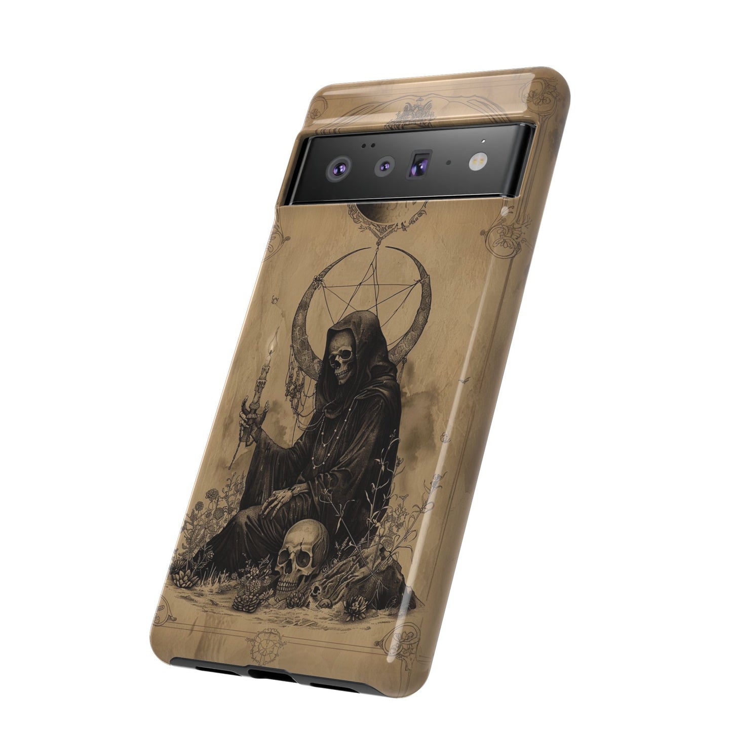 Gothic Reaper Phone Case - Dark Aesthetic Art for iPhone, Samsung, Google Pixel