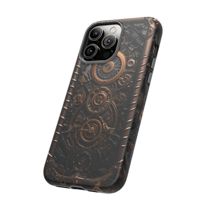 Gearworks 2 Phone Case – Steampunk Victorian Design with Gears and Clockwork for iPhone, Samsung Galaxy, and Google Pixel Devices