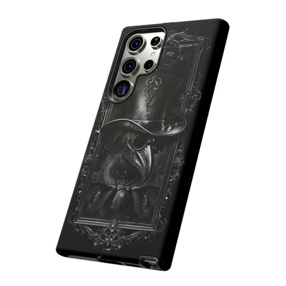 Gothic Plague Doctor Phone Case - Mysterious and Dark Design for iPhone, Samsung Galaxy, and Google Pixel Devices