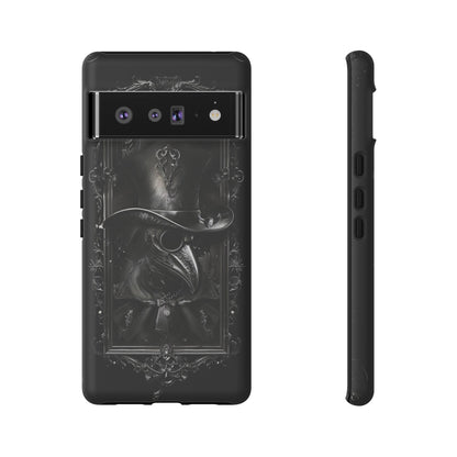 Gothic Plague Doctor Phone Case - Mysterious and Dark Design for iPhone, Samsung Galaxy, and Google Pixel Devices